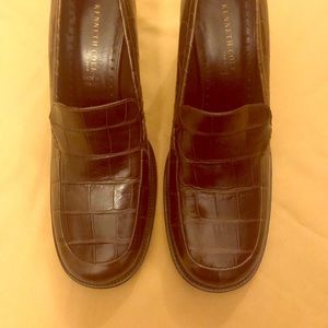 Kenneth Cole Pumps Brown US 8.5 animal faux print